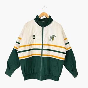 Vintage Wexford Raiders Football Quilted Varsity Bomber Jacket L Men’s